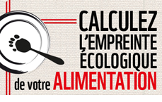 Calculez l’empreinte écologique de votre alimentation !