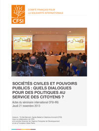 Sociétés civiles et pouvoirs publics : quels dialogues pour des politiques au service des citoyens ?