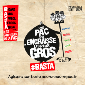 Visuel campagne Basta pour une autre Pac