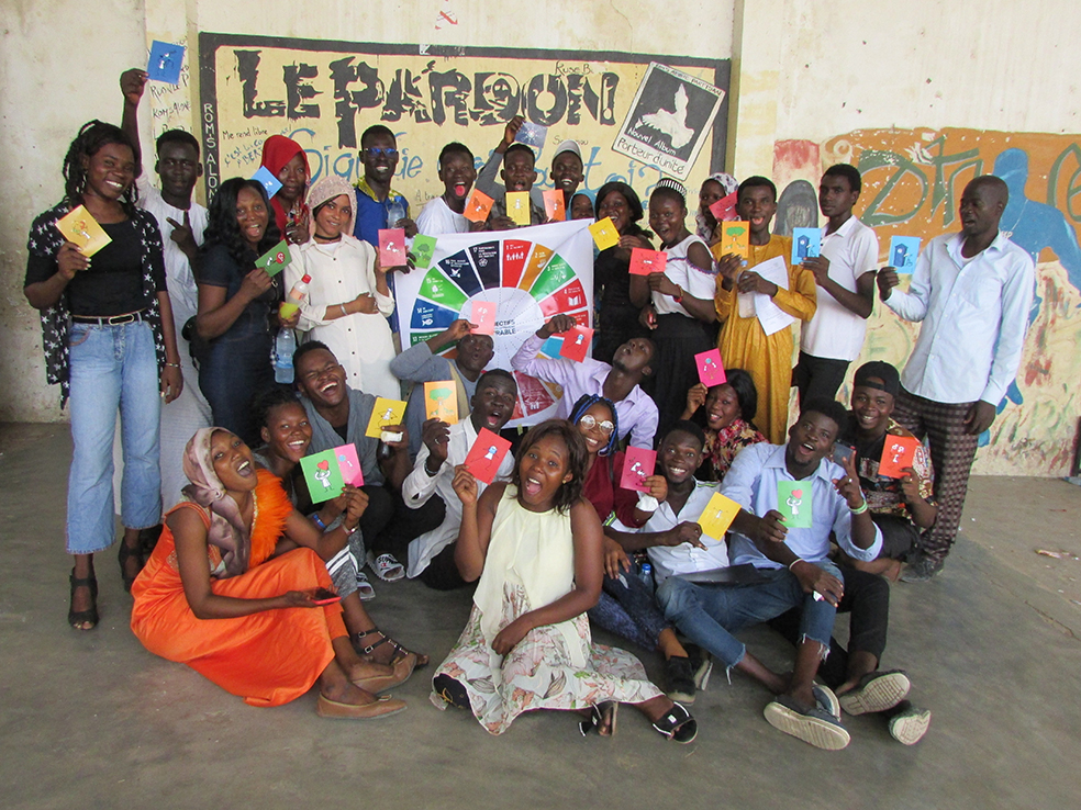 Groupe de jeunes-projet CAAC-ODD- © Essor tchad